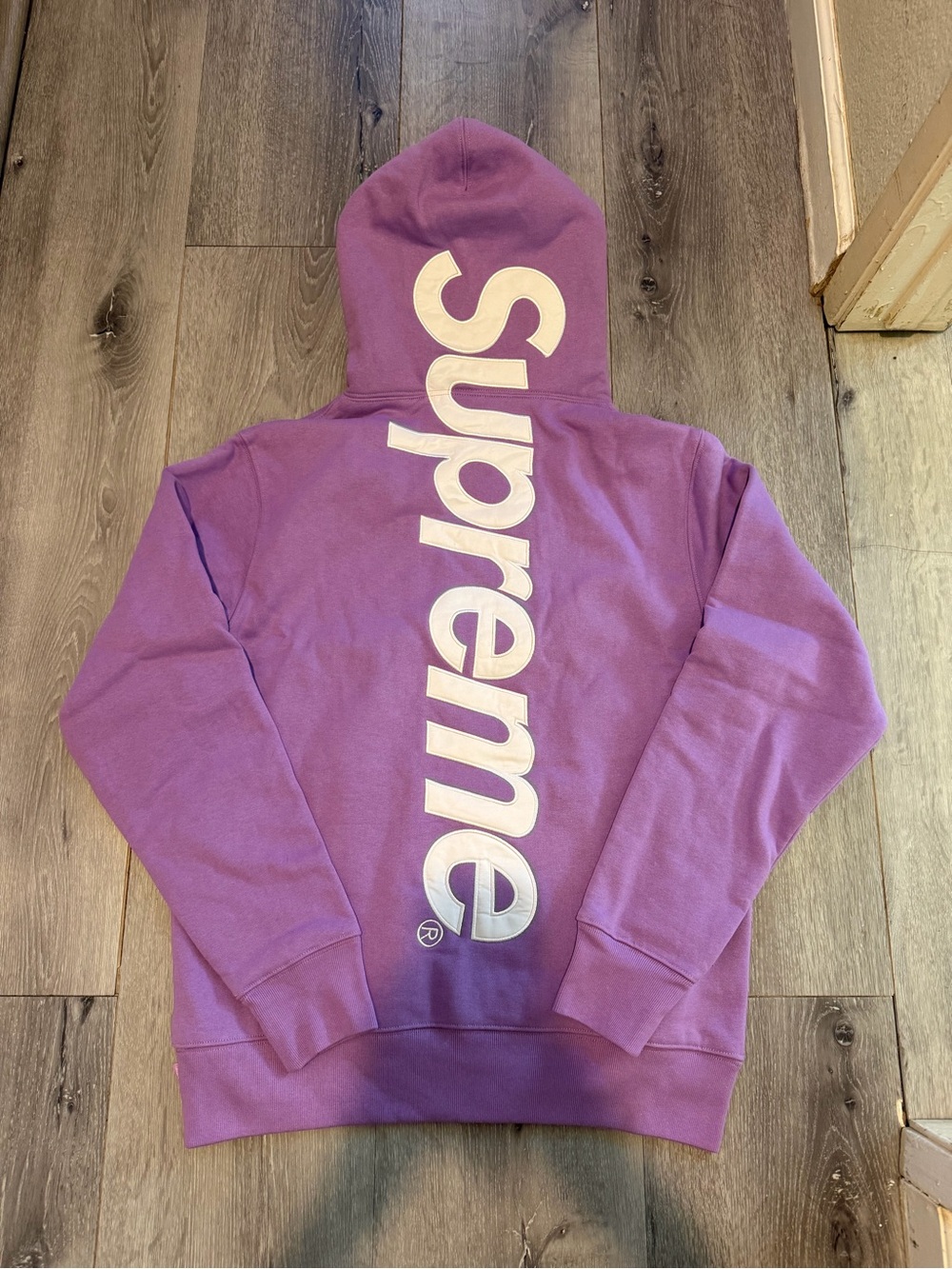 Supreme Satin Appliqué ‘Violet’ Hoodie